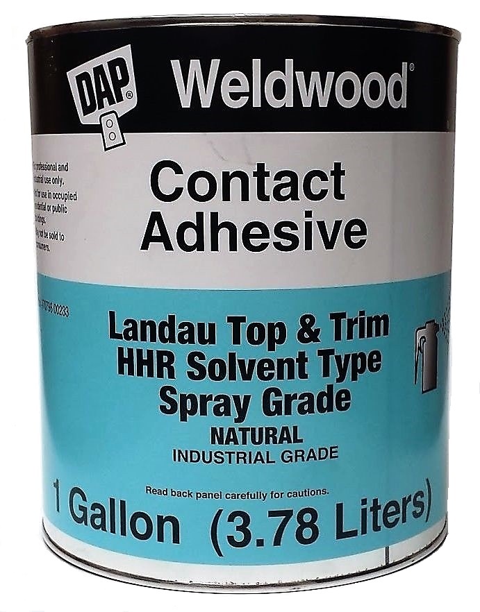 DAP Weldwood Contact Adhesive Top & Trim HHR Solvent Type Spray Grade 1  GALLON - GluePlace