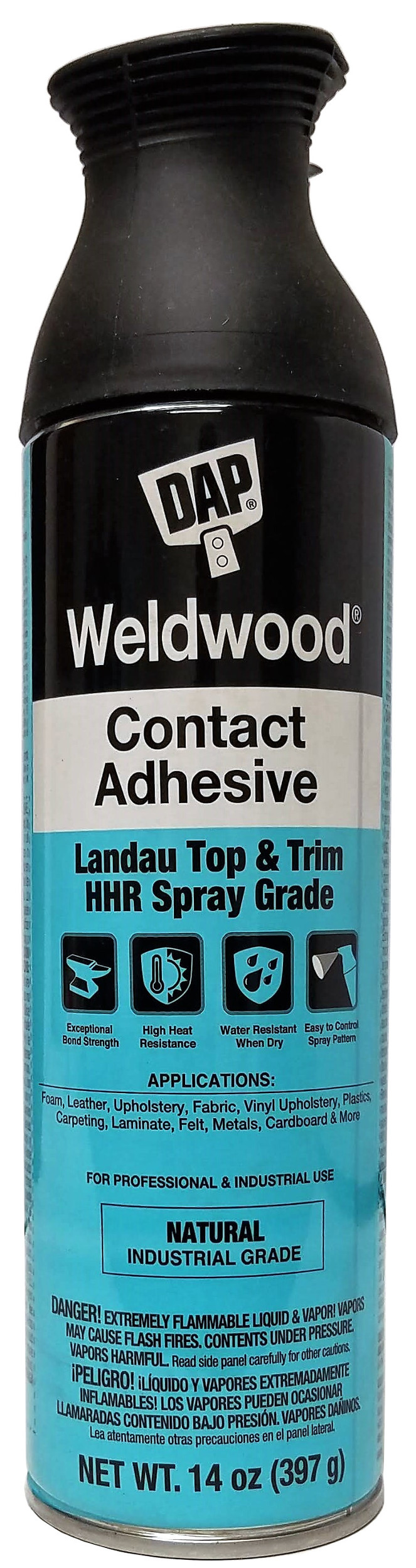 920492-2 DAP Contact Cement: Weldwood Landau Top and Trim, Gen Purpose, 5  gal, Can, Tan, Water-Resistant